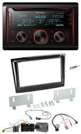 Pioneer 2DIN DAB Lenkrad Bluetooth USB CD Autoradio für Fiat Doblo ab 15 piano s