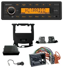 Continental 1DIN USB AUX MP3 Autoradio für Chevrolet Cruze ab 2016 Klavierlack/s