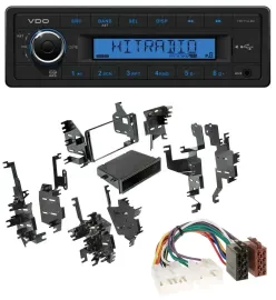 VDO AUX 1DIN MP3 USB Autoradio für Toyota Highlander MR2 Sequoia Yaris
