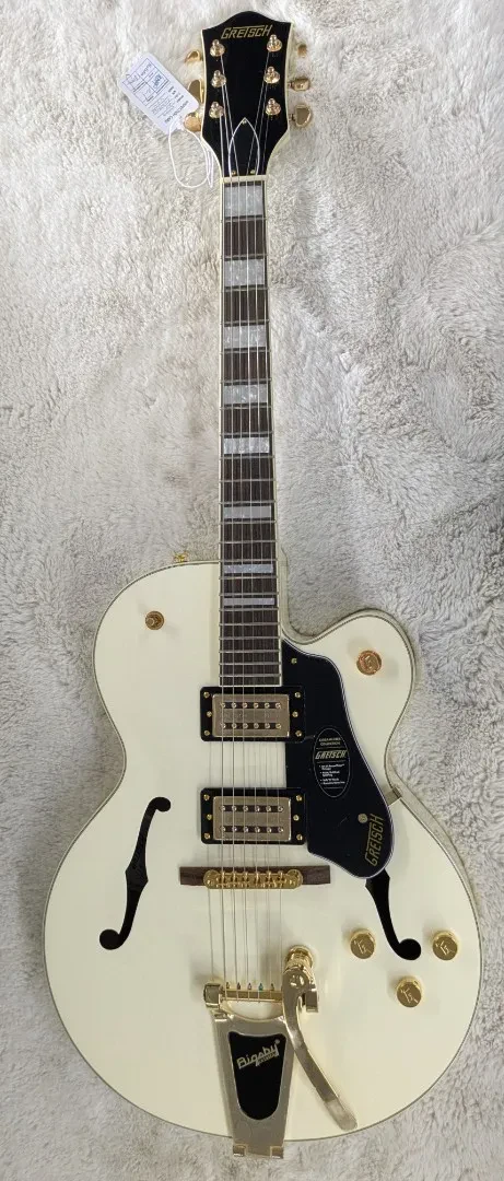 Электрогитара Gretsch G2420TG Streamliner Hollow Body, Single Cutaway, Bigsby, Vintage White