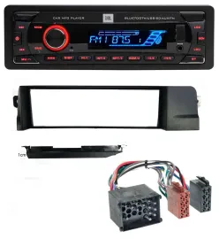 JBL AUX MP3 USB Bluetooth SD Autoradio für BMW 3er E46 Profiversion Rundpin