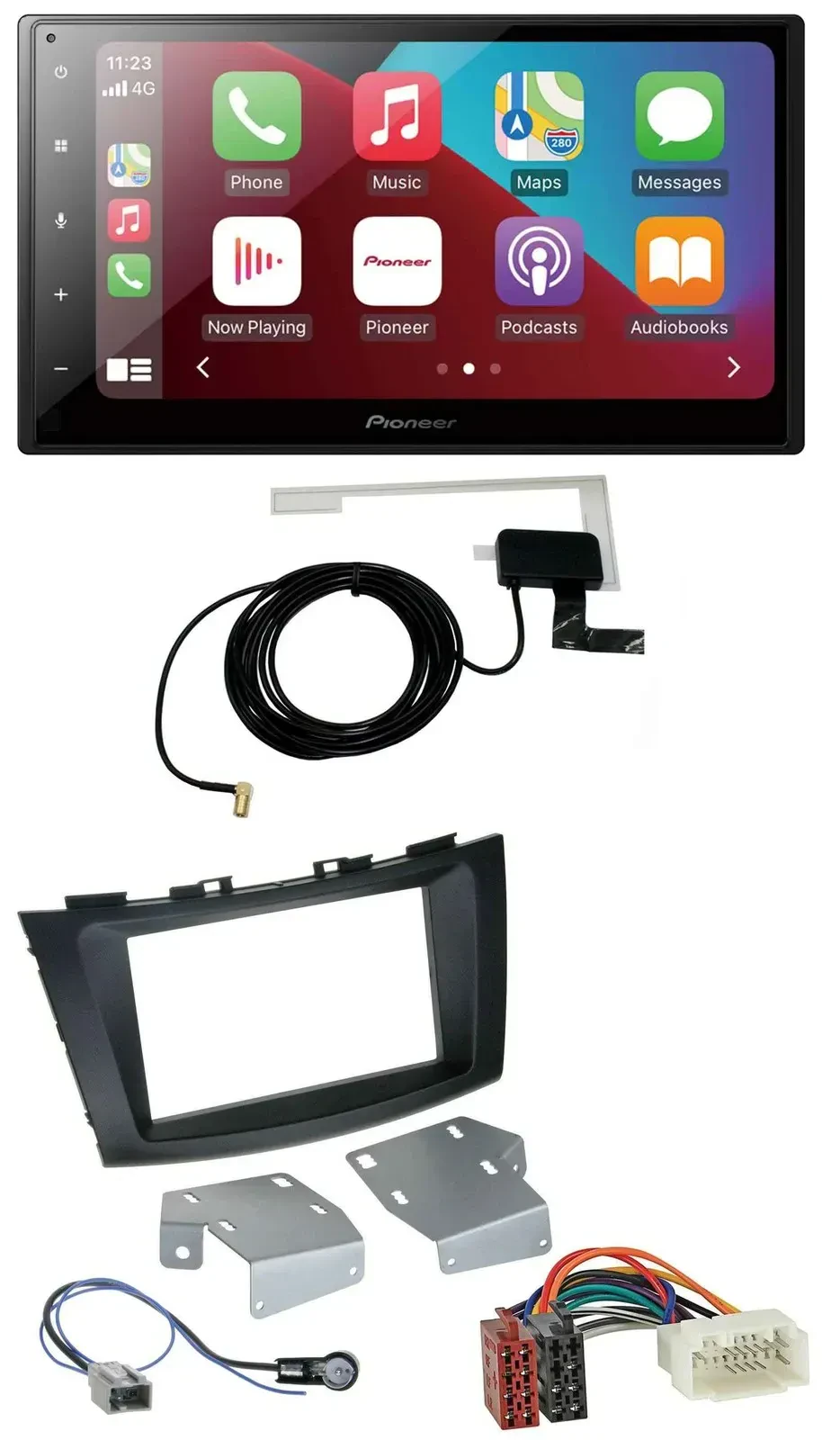 Автомагнитола Pioneer 2DIN USB Bluetooth DAB MP3 для Suzuki Swift (с 2010)