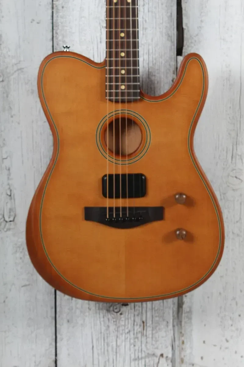 Б/У электроакустическая гитара Fender Acoustasonic Standard Telecaster Aged Natural