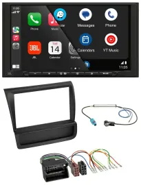 Автомагнитола для Audi R8 JBL 2-DIN USB MP3 Bluetooth AUX (2006–2015)