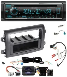 Kenwood Lenkrad Bluetooth DAB USB CD Autoradio für Fiat Ducato Serie 8 ab 2021