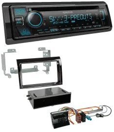 Автомагнитола для Citroen Jumper (2006–2011) Kenwood Bluetooth, USB, CD, MP3, DAB, Quadlock