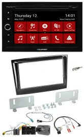 Blaupunkt 2DIN Lenkrad Bluetooth USB TMC DAB Navigation für Fiat Doblo ab 15 pia