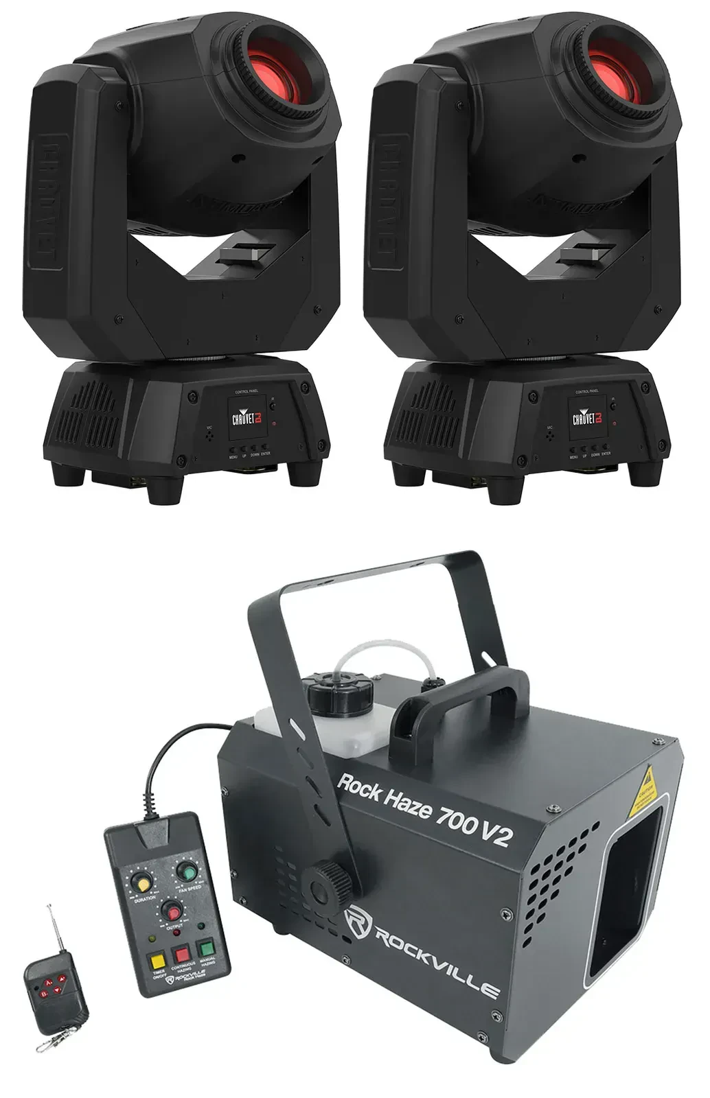 Комплект светового оборудования Chauvet DJ Intimidator Spot 60 ILS DMX + ROCKHAZE 700 V2
