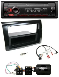 Автомагнитола Pioneer USB DAB Bluetooth для Fiat Bravo 2007–2014 с поддержкой кнопок на руле