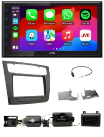 JVC Bluetooth USB Lenkrad 2DIN DAB Autoradio für BMW 1er PDC aut. Klima E87/E88/
