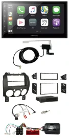 Автомагнитола Pioneer 2DIN USB Bluetooth DAB для Mazda 2 2007–2014