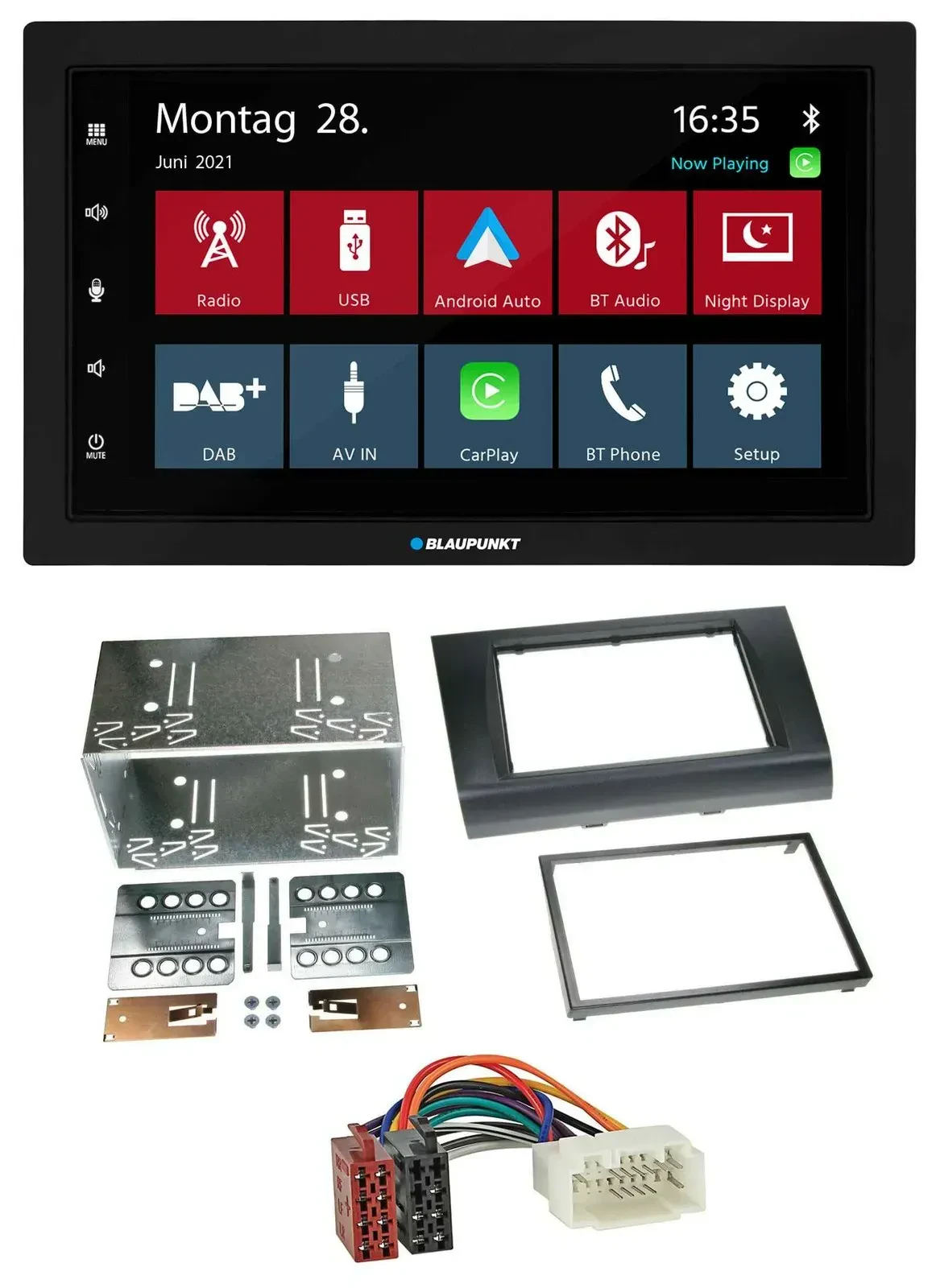 Blaupunkt MP3 Bluetooth DAB 2DIN USB Autoradio für Suzuki Swift (2005-2010)