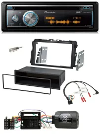 Pioneer Lenkrad DAB USB CD Bluetooth Autoradio für Opel Vivaro Combi Kasten 2011