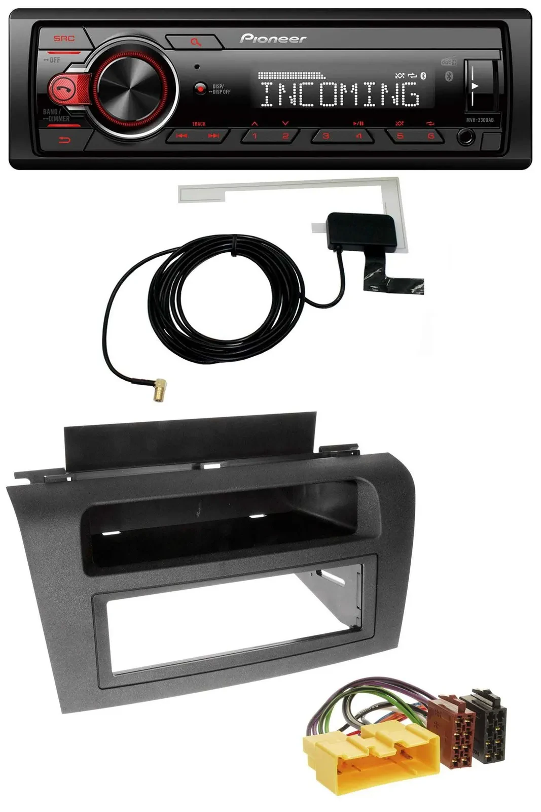 Pioneer MP3 AUX CD DAB USB Autoradio für Mazda 3 (2004-2008)