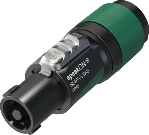 Разъем кабельный Neutrik NL4FXX-W-S Speakon female 4-контактный