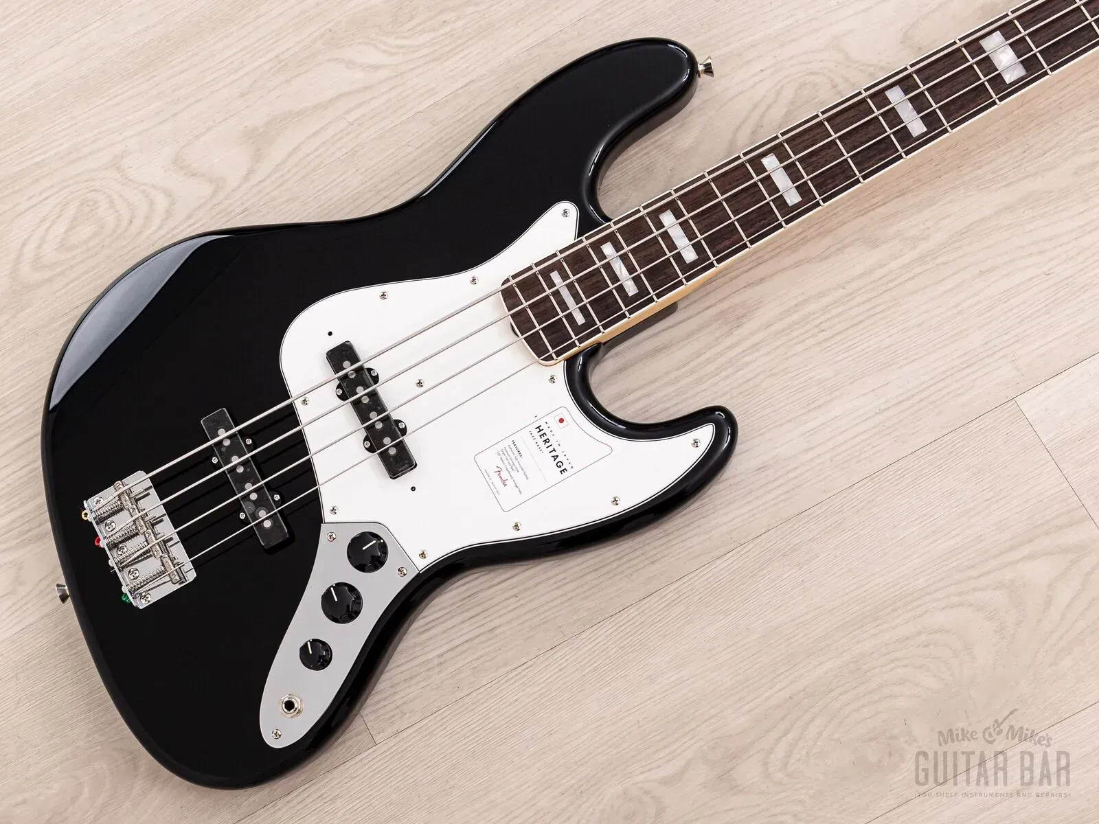 2024 Fender Heritage Late 60s Jazz Bass Limited Edition Black Lacquer, Japan MIJ