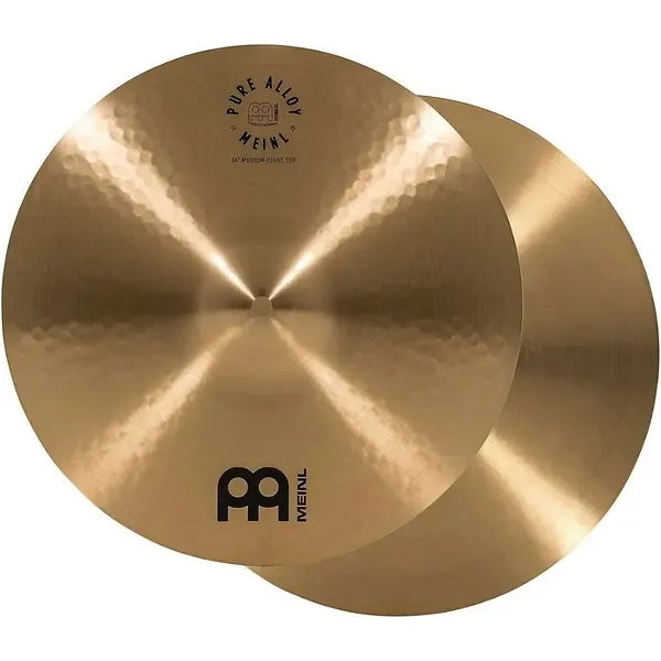 Тарелка барабанная MEINL 14" Pure Alloy Medium Hi-Hat (пара)