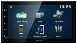 Автомагнитола Kenwood DMX129DAB 2 DIN, сенсорный экран, DAB, Bluetooth, USB, совместим с iPod