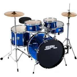 Sound Percussion Labs Junior Kicker 5-Piece Drum Set Metallic Blue