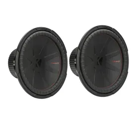 Сабвуфер пассивный Kicker CompR CWR152 15" Dual 2-ohm (набор, 2 шт.)