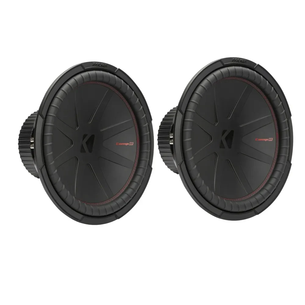 Сабвуфер пассивный Kicker CompR CWR152 15" Dual 2-ohm (набор, 2 шт.)
