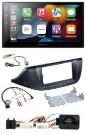 Pioneer DAB Bluetooth 2DIN USB Lenkrad Autoradio für Kia Ceed ab 2012 schwarz oh