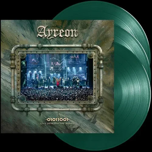 Виниловая пластинка Ayreon - 01011001 - Live Beneath the Waves [New Vinyl LP] Colored Vinyl, Green,