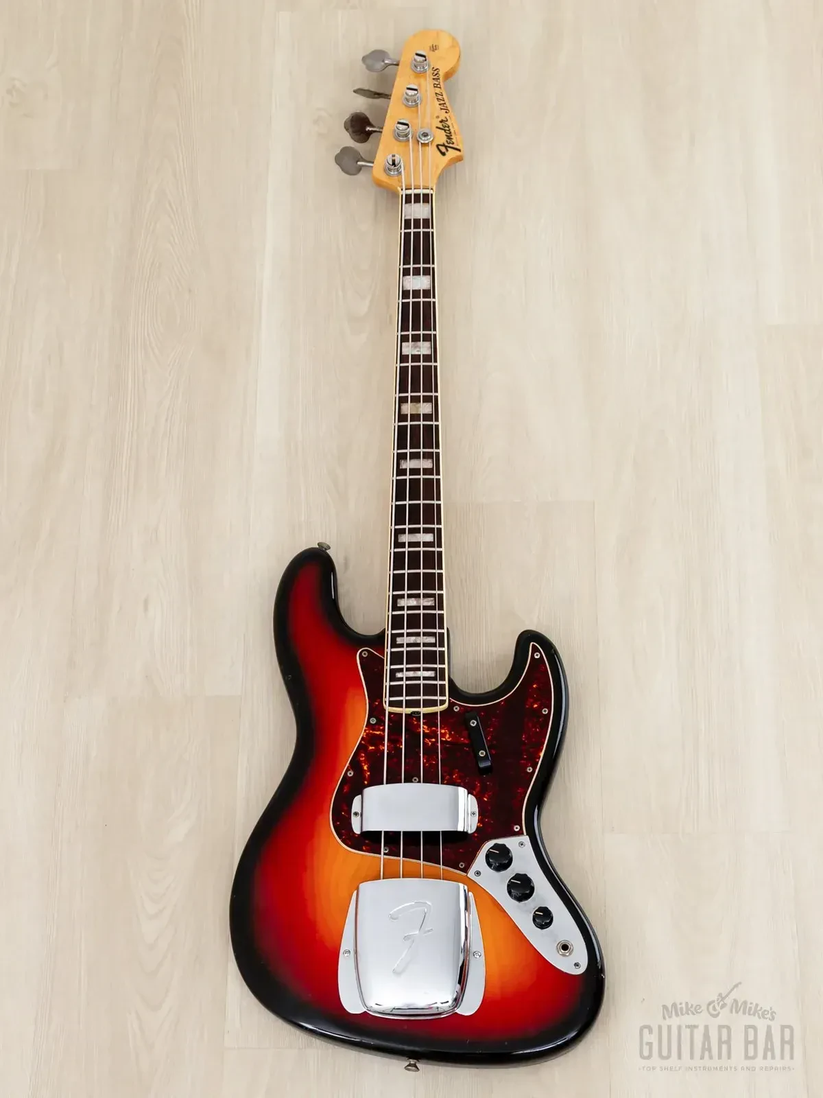 Бас-гитара Fender Jazz Bass JJ Sunburst w/case USA 1969