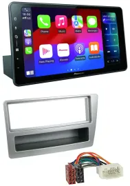 Pioneer Bluetooth DAB MP3 USB Autoradio für Honda Civic 04-06 silber autom. Klim