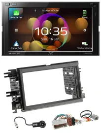 JVC DAB MP3 2DIN Bluetooth USB Autoradio für Ford Mustang F 150 04-09