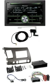 Pioneer CD USB MP3 Bluetooth 2DIN DAB Autoradio für Honda Civic Hybrid FD3 06-10