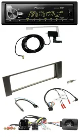 Автомагнитола для Audi A4 (2000–2004) Pioneer Bluetooth DAB USB, поддержка кнопок на руле, CAN-Bus, ISO