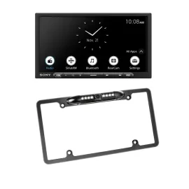 Sony XAVAX3700 6.95” Double-DIN Touchscreen Receiver + License Plate Camera