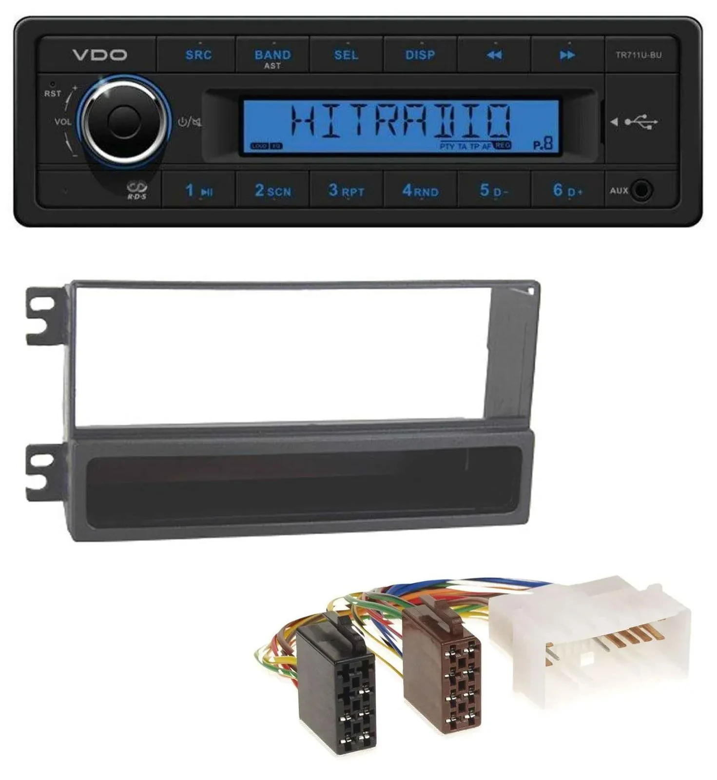 VDO AUX 1DIN MP3 USB Autoradio für Kia Magentis (ab 2006)