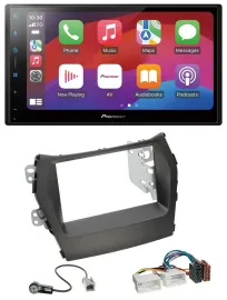 Pioneer DAB USB MP3 Bluetooth 2DIN Autoradio für Hyundai Santa Fe ab 12 ohne Nav