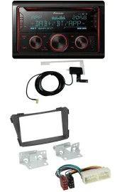 Pioneer 2DIN MP3 DAB USB CD Bluetooth Autoradio für Hyundai i40 Typ VF ab 2016 s