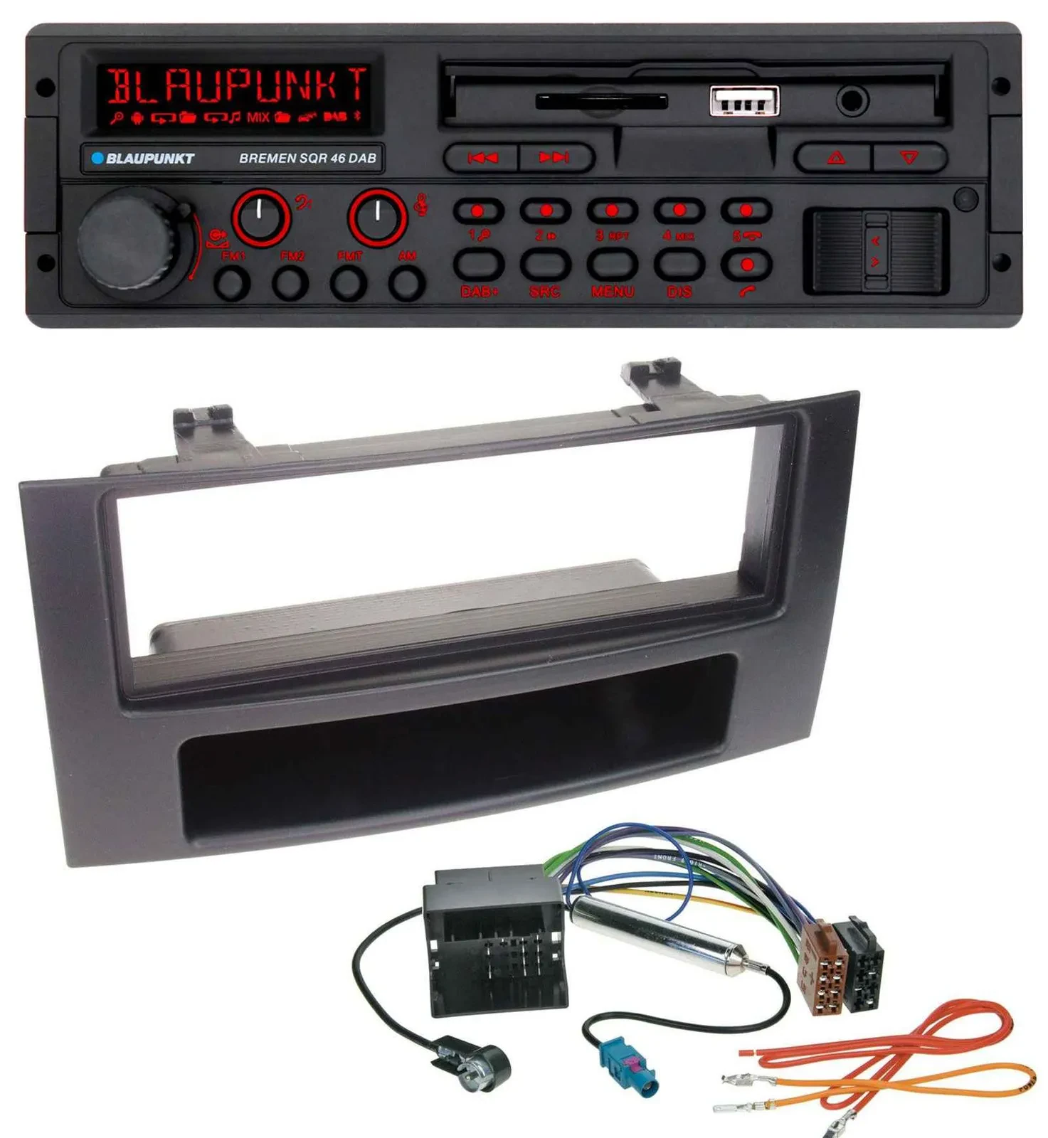 Blaupunkt SD MP3 USB Bluetooth DAB Autoradio für VW Touareg Multivan T5 Transpor