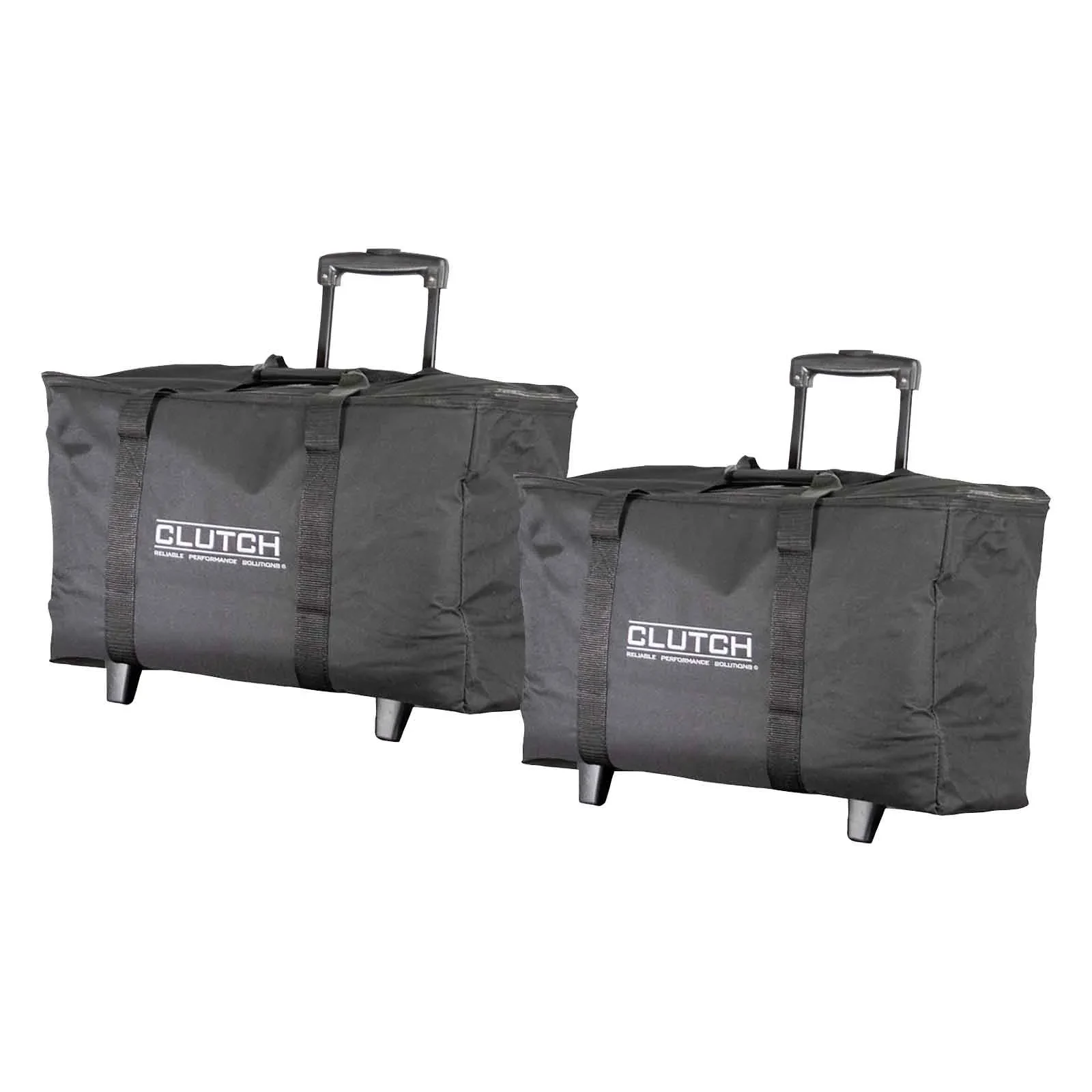 Чехол для музыкального оборудования Clutch CL-TOTE221711R с разделителем, ручкой и колесами (набор, 2 шт.)