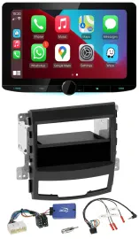 Kenwood Lenkrad USB DAB Bluetooth Autoradio für SsangYong Korando CK 10-13 Telef