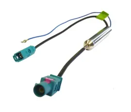 Antennenadapter Fakra Buchse Stecker Phantomeinspeisung für Audi Opel Seat Skoda