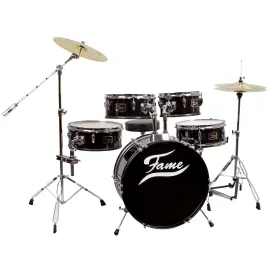 Schlagzeug Set 20" BassDrum Mischholz Kessel inkl. Cymbals, Hocker, Hardware