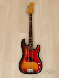 Бас-гитара Fender Precision Bass 1962 Vintage Reissue PB62-53 P Sunburst w/gigbag Japan 2000