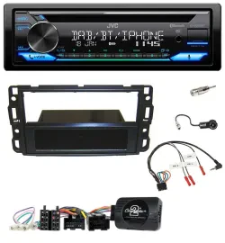 JVC Bluetooth Lenkrad USB DAB CD Autoradio für Cadillac BLS YSCF 2006-2010