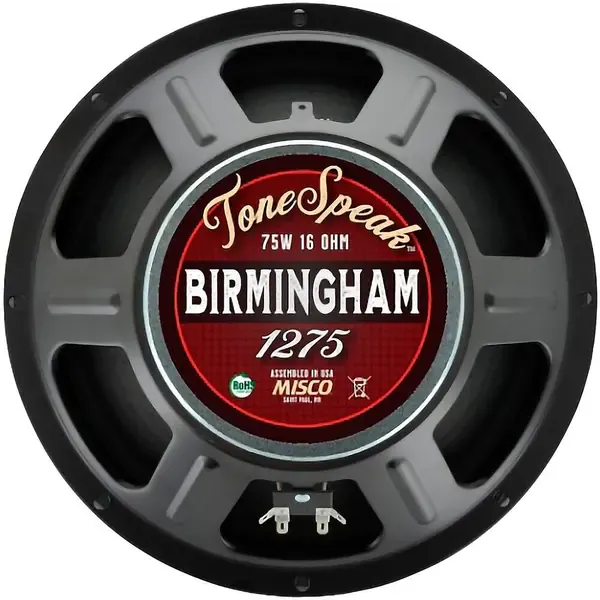 Динамик ToneSpeak Birmingham 1275 12" 75W Guitar Speaker 16 Ohm