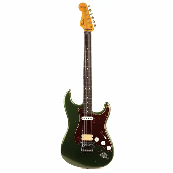 Электрогитара Fender Custom Shop ZF Stratocaster Journeyman Relic Olive Green Metallic