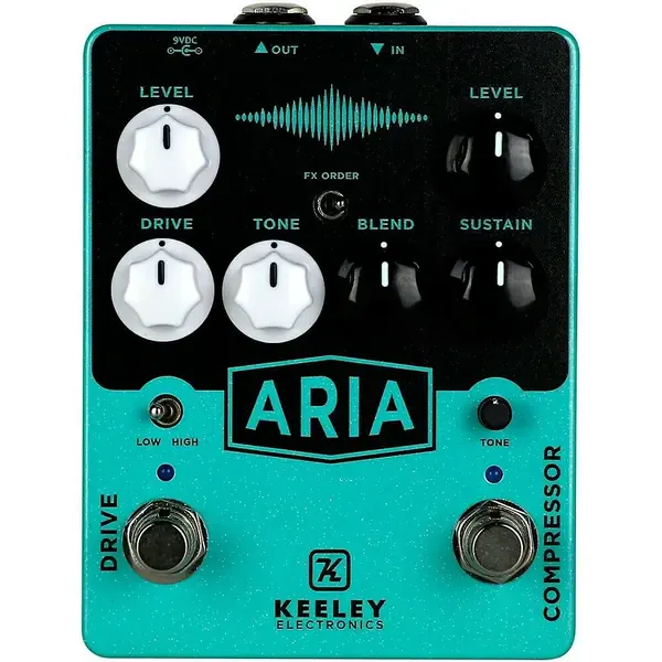 Педаль эффектов для электрогитары Keeley Aria Compressor Overdrive