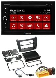 Blaupunkt MP3 DVD Bluetooth DAB 2DIN USB Autoradio für Mazda 3 (2009-2013)