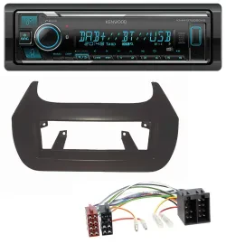 Kenwood Bluetooth MP3 DAB USB Autoradio für Citroen Nemo Fiat Fiorino Qubo Peuge