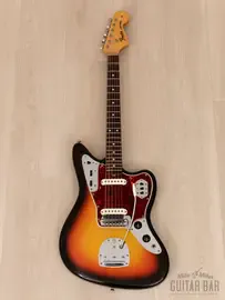 Электрогитара Fender Jaguar SS Sunburst w/case USA 1965