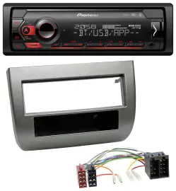 Автомагнитола Pioneer для Lancia Y (843 03–11), MP3, USB, DAB, Bluetooth, антрацит